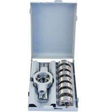 Набор плашек D-COMBO круглых ручных М3-М12, HSS, 8 предметов / THORVIK