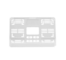 Рамка под номер квадратная без надписи, (книжка) белая