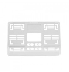 Рамка под номер квадратная без надписи, (книжка) белая