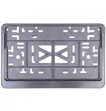 Рамка под номер квадратная без надписи, (книжка) серая