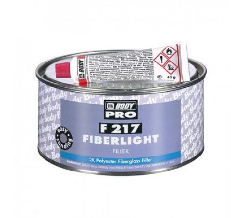 Шпатлевка BODY PRO F217 FIBERLIGHT со стекловолокном облегченная (2л)