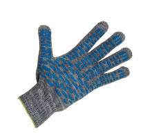 Перчатки ХБ с ПВХ 10 класс 6 нитей БЕЛЫЕ  г. Иваново