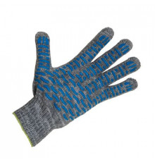 Перчатки ХБ с ПВХ 10 класс 6 нитей БЕЛЫЕ  г. Иваново