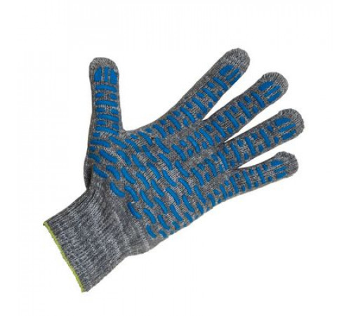 Перчатки ХБ с ПВХ 10 класс 6 нитей БЕЛЫЕ  г. Иваново