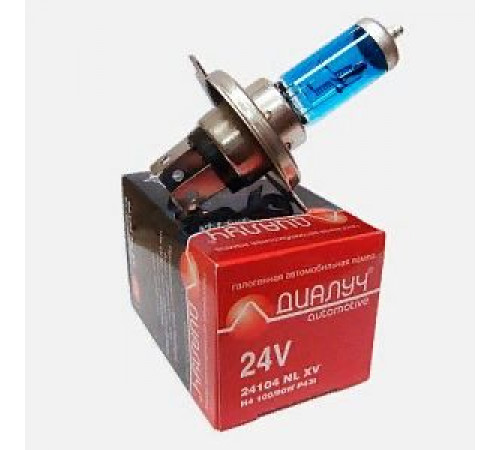 Лампа H4 24V 100/90W P43t Диалуч ЛЧ242