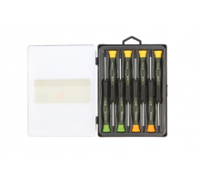 Набор отверток для точных работ в кейсе (2.0×50мм, 2.5×50мм; PH00×50мм, PH0×50мм; T6×50мм, T7×50мм,