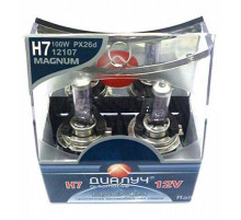 Лампы H7 12V 100W PX26d к-т BLUE Диалуч белый свет ЛЧ185
