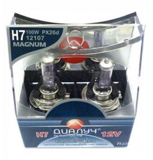 Лампы H7 12V 100W PX26d к-т BLUE Диалуч белый свет ЛЧ185