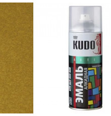 Краска универсальная Золото медного оттенка металлик KUDO аэрозоль 520мл