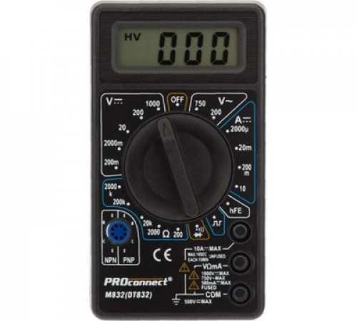 Мультитестер портативный DT-832 PROconnect