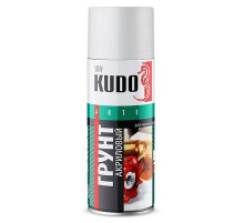 Грунт универсальный акриловый черный KUDO аэрозоль 520мл