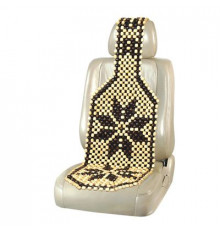 Накидка сиденья массажная SKYWAY Massage-05 дерево светлое дерево/рисунок темный