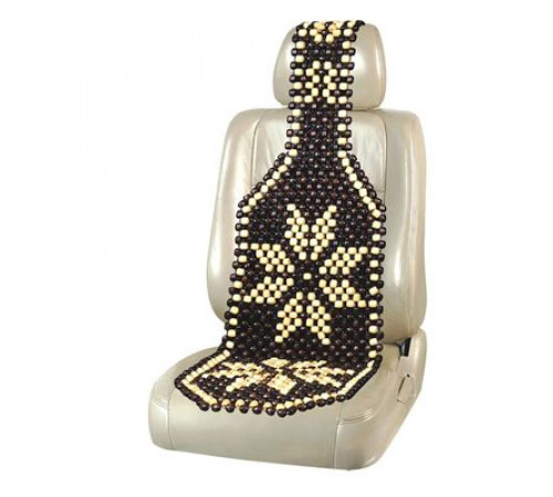 Накидка сиденья массажная SKYWAY Massage-05 дерево темное дерево/рисунок светлый