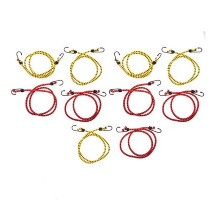 Резинка для крепления багажа 100см*8мм SKYWAY 10шт метал. Крюк