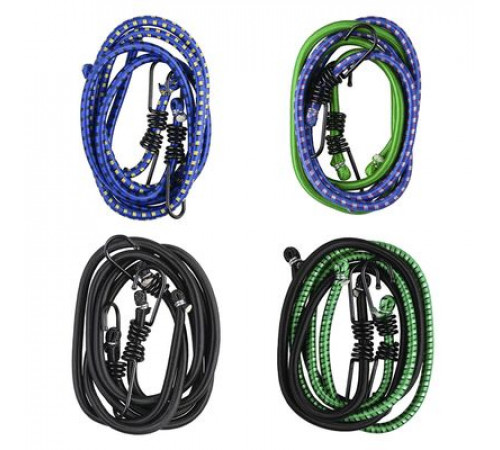 Резинка для крепления багажа 100см*8мм SKYWAY 2шт метал. Крюк