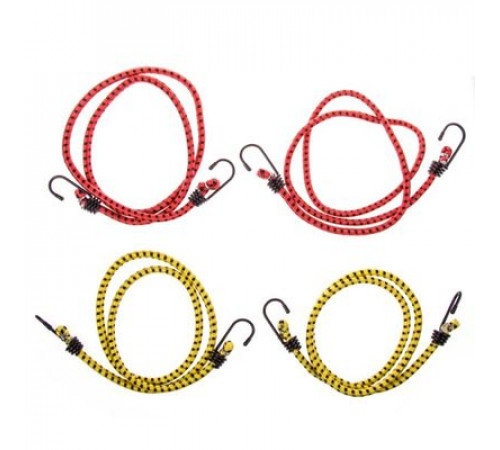 Резинка для крепления багажа 100см*8мм SKYWAY 4шт метал. Крюк