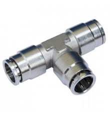 Фитинг МЕТАЛЛ соед.тройник d. 6мм БелАвтоКомплект_