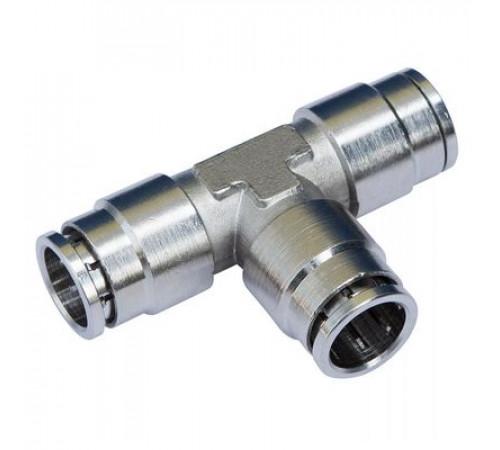 Фитинг МЕТАЛЛ соед.тройник d. 6мм БелАвтоКомплект_