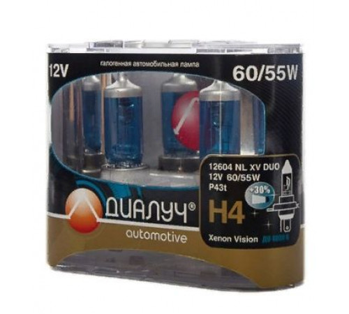 Лампы H4 12V 60/55W  к-т NL XV Диалуч ЛЧ120NX-2