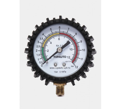 Манометр для пистолета накачки резьба М10*1(в кор.) TOPAUTO