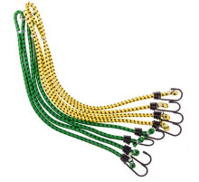 Резинка для крепления багажа 80см*8мм SKYWAY 4шт Паук метал. Крюк