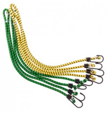 Резинка для крепления багажа 80см*8мм SKYWAY 4шт Паук метал. Крюк