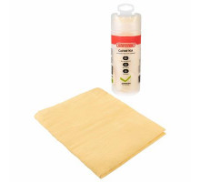 Салфетка замша искусственная 43*32см  SKYWAY малая в тубе