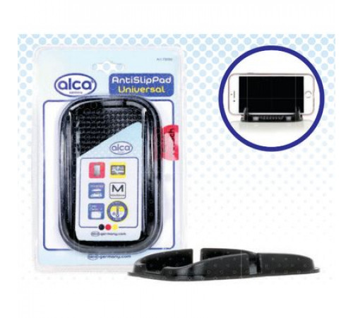 Коврик противоскользящий на торпедо (лоток), д/смартфонов, навигаторов, монет,очков и пр. ALCA