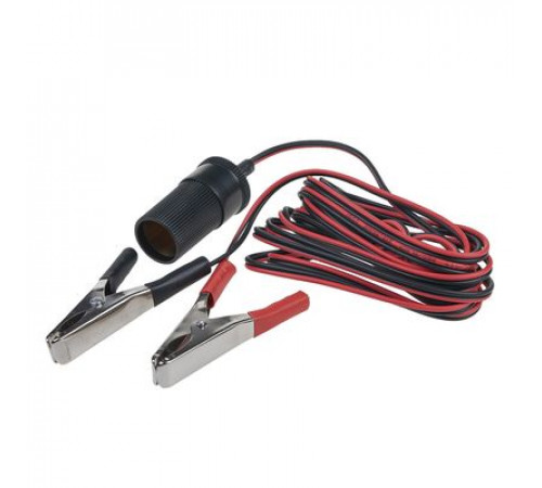 Удлинитель прикуривателя SKYWAY 3м с большими крокодилами