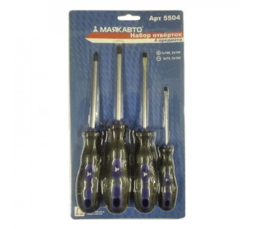 Набор отверток 4 предмета МАЯКАВТО