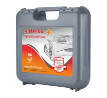 Аптечка автомобильная Виталфарм в пластиковом футляре по приказу № 260н от 24.05.2024