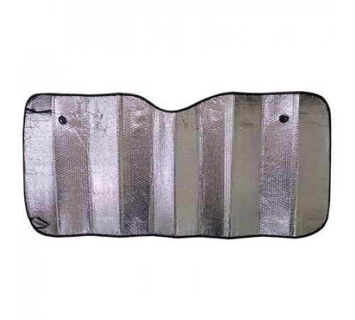 Шторка экран 130*60см на лобовое стекло SKYWAY фольга двусторонняя