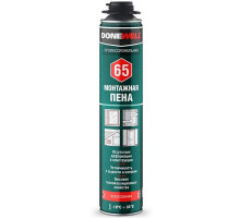 Пена полиуретановая монтажная DONEWELL 65, проф., вых. до 65 л, 1000 мл