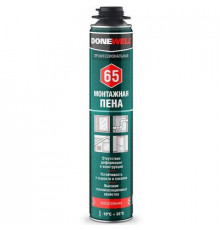 Пена полиуретановая монтажная DONEWELL 65, проф., вых. до 65 л, 1000 мл