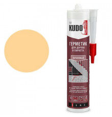 Герметик акриловый KUDO KSK-314 для дерева и паркета Бук 280 мл