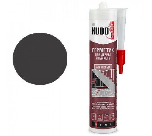 Герметик акриловый KUDO KSK-317 для дерева и паркета Махагон 280 мл
