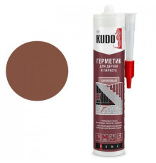 Герметик акриловый KUDO KSK-317 для дерева и паркета Махагон 280 мл
