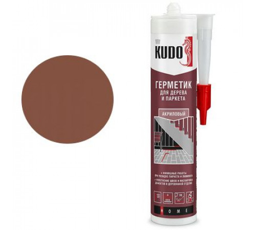 Герметик акриловый KUDO KSK-317 для дерева и паркета Махагон 280 мл