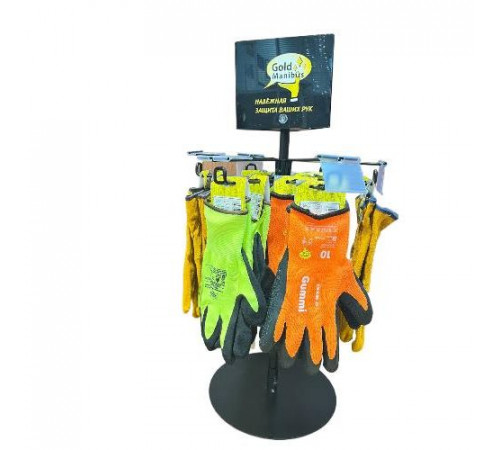 Стойка вертушка под перчатки (6 крючков)