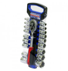 Набор головок 19предм 1/2 ( 18 головок 6гр.,8-30мм с трещеткой) МАЯКАВТО
