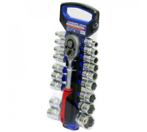Набор головок 19предм 1/2 ( 18 головок 6гр.,8-30мм с трещеткой) МАЯКАВТО