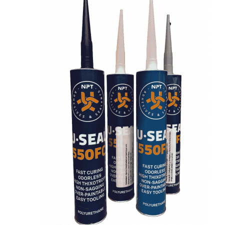 Герметик кузовной U-Seal 550 черный 310мл туба