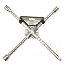 Ключ баллонный крестовой усиленный 17-19-21-22 мм с переходником 19мм-1/2 ДТ