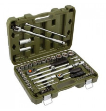 Набор головок 62предм 1/2, 1/4 6-ти гр. пл.кейс ДТ