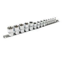 Набор головок TORX 14предм 1/4 (Е4,Е5,Е6,Е7),3/8(Е 10,Е11,Е12,Е14),1/2(Е16,Е18,20,22,24) ДТ