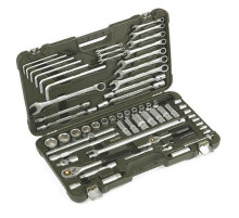 Набор инструмента 64 предм. 1/2, 1/4 для ремонта отеч.автомобилей  гаражн ДТ