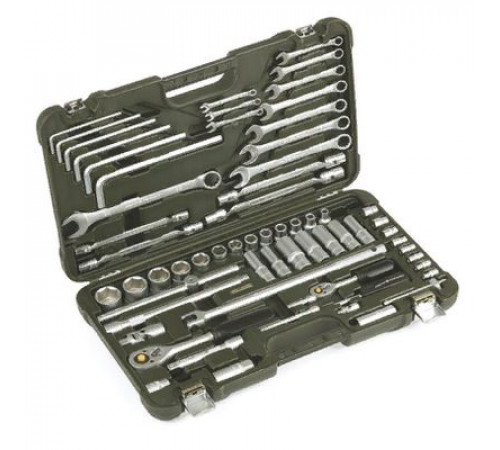 Набор инструмента 64 предм. 1/2, 1/4 для ремонта отеч.автомобилей  гаражн ДТ