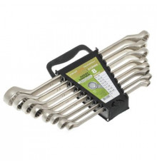 Набор ключей накидных 10 шт.(6x7,8x9,10x11,12x13,14x15,16х17,18x19,20x22,21х23,24x27мм тетр.сумкаДТ