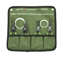 Набор съемников стопорных колец 160мм х 4 шт./тетрон ДТ