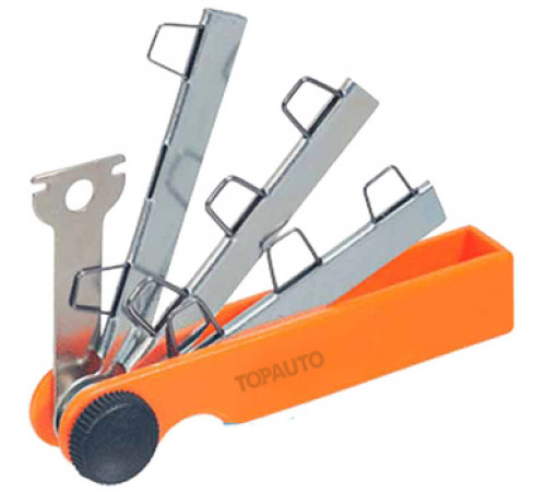 Щупы для свечей зажигания набор 8шт (0,55 - 1,10мм) пластик блистер TOPAUTO